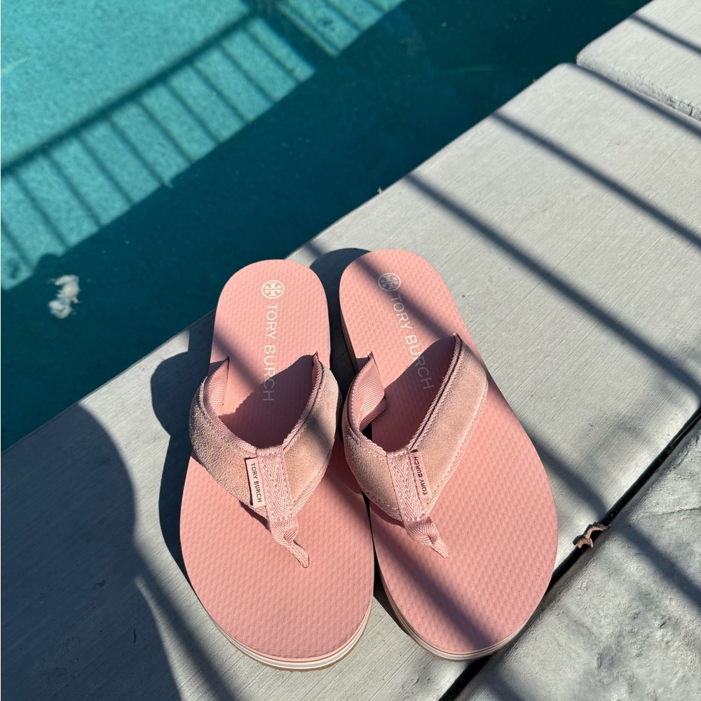 Tory Burch Pink Flip Flops